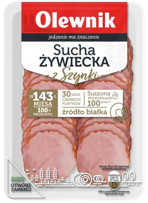 Olewnik Kiełbasa żywiecka sucha z szynki 90 g