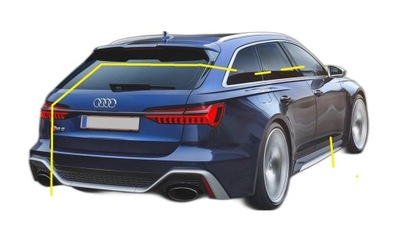 Audi rs6 4k c8 чверть задній задня права піддон pas фото №1