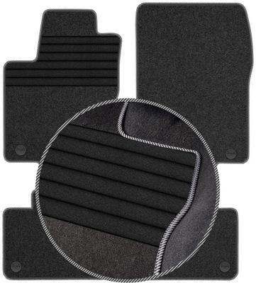 MERCEDES ML W166 2011-2015 ESCOBILLAS DE FELPA PARA COCHE  