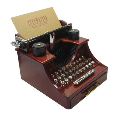 Musical Typewriter Box Household