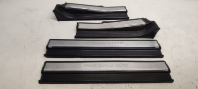 Молдинг накладки поріг поріг mercedes w140 3,2 фото №1