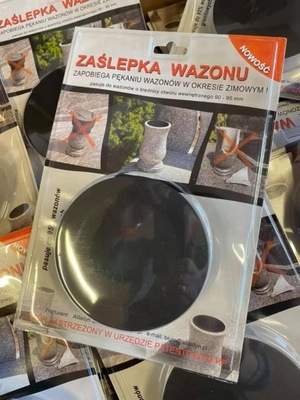 Zaślepka ( pokrywka ) wazonu granitowego.