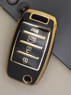 Чехол корпус na ключ kia gold фото №1