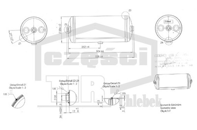 TANK AIR 15 LITROW 206X526  