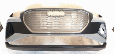 Audi q4 e-tron 89a бампер передний перед спойлер решётка радиатора решётка  оригинал фото №1