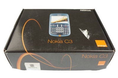 100% NOWA PL DYST ORYGINALNA NOKIA C3-00 RM-614 GRAFITOWY KOMPLET