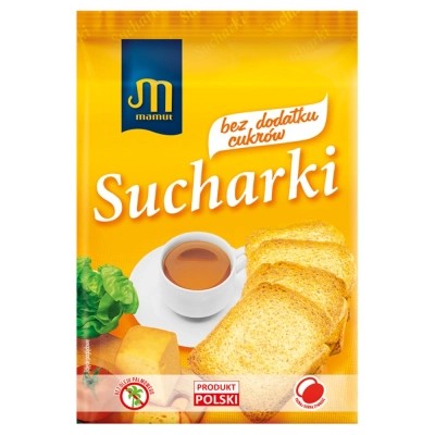 Sucharki Mamut bez cukru 225g