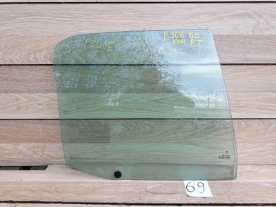 Стекло боковая дверь правый задняя peugeot 306 5d kombi фото №1