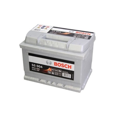 BATERÍA BOSCH S5 004 12V 61AH 600A DERECHA PLUS  