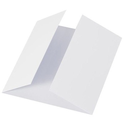 Baza do kartki z podwójną listewką biała 14x14