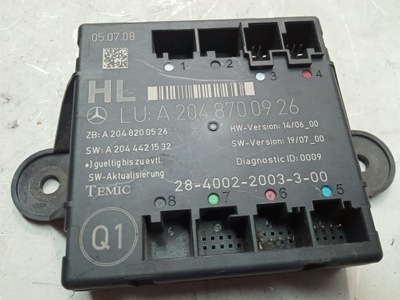 Модуль дверь mercedes-benz оригинальный номер a 2048700926 фото №1