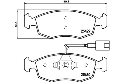 MINTEX КОЛОДКИ ГАЛЬМІВНІ FIAT 500 0.9 (312)