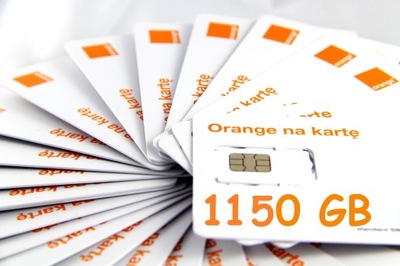 INTERNET NA KARTĘ LTE ORANGE FREE 1150GB 13 M-CY