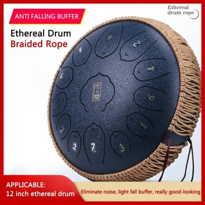 Steel Tongue Drum Braided Ropes Percussion Instrument Accessory for 12