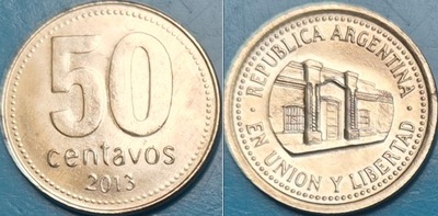 Argentyna 50 centavos 2013r. bardzo rzadka !