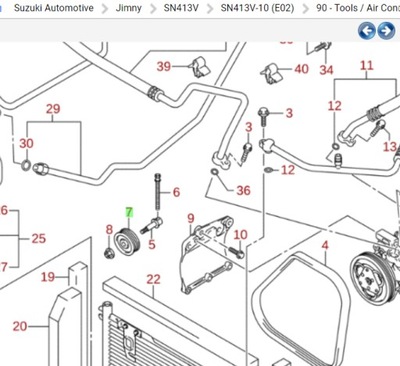 ROLLO TENSOR CORREA DE ACONDICIONADOR SUZUKI SWIFT IGNIS JIMNY SAMURAI  