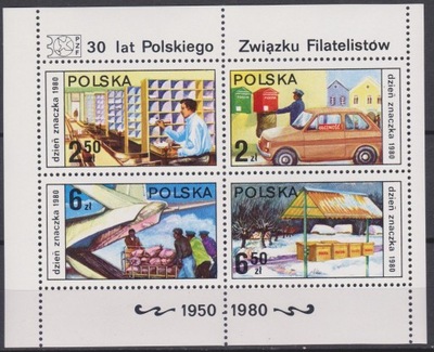 Polska Fi. blok 113 ** - 30 lat Polskiego Związku Filatelistów