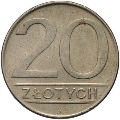 Polska, PRL, 20 złotych 1987, st. 2