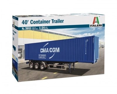 Model Italeri 3951 40' Container Trailer naczepa