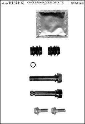 КОМПЛЕКТ МОНТАЖНЫЙ ТОРМОЗА QB 113-1341X