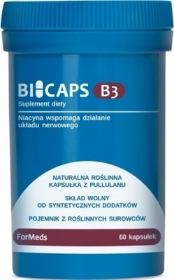 Suplement diety ForMeds Bicaps witamina B3 Niacyna kapsułki 60 szt.