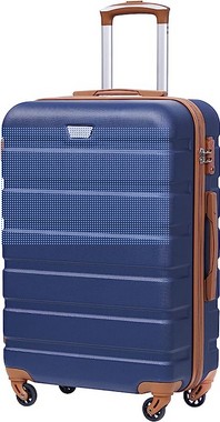 COOLIFE walizka średnia podróżna z twardą obudową ABS