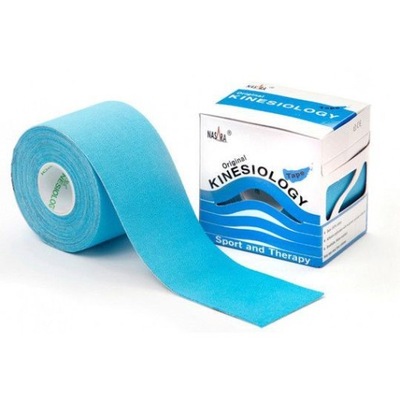 Taśma NASARA KINESIOLOGY taping plaster NIEBIESKI