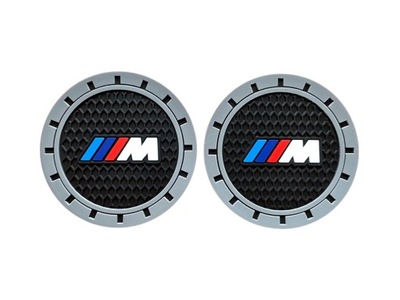 FORROS GOMA ALFOMBRILLA PAD PARA TAZA NAPOJ PARA BMW M 2 PIEZAS  