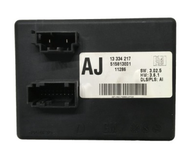 Модуль блок управления 13334217 aj opel zafira c фото №1