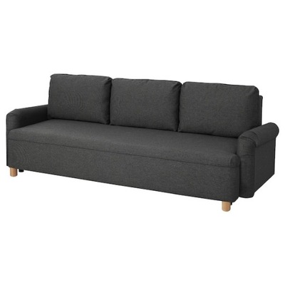 IKEA GRIMHULT Rozkładana sofa 3-osobowa szary