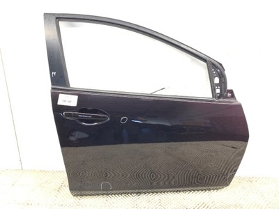 Двері правий перед mazda 2 de хетчбек 07-15 radiant ebony металік фото №1