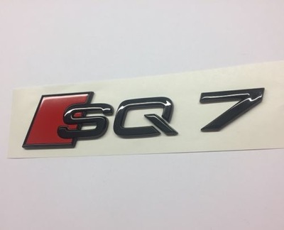 EMBLEMA INSIGNIA INSCRIPCIÓN AUDI S Q7 SQ7 AL TAPA DE MALETERO  