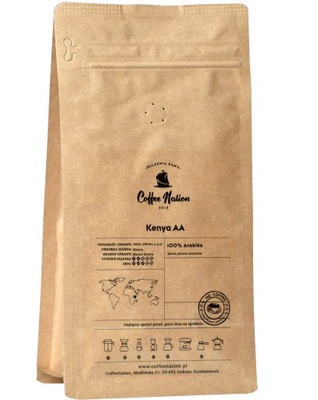 Kawa ziarnista Coffee Nation 100% Arabica Kenya 1 kg