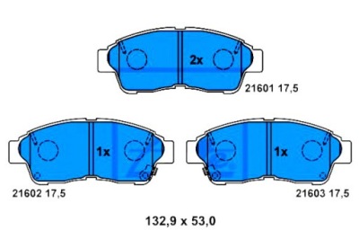 Гальмівні колодки гальмівні toyota camry carina e celica coro фото №1