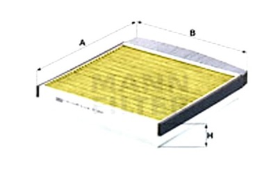 MANN-FILTER ФИЛЬТР САЛОНА Z POLIFENOLEM Z WĘGLEM AKTYWNYM VOLVO S60 I