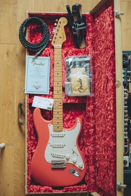 Fender Custom Shop Relic Stratocaster 2009 Fiesta Red SZTOS!!!