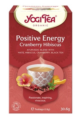 Yogi Tea Herbata Pozytywna energia POSITIVE ENERGY CRANBERRY HIBISCUS