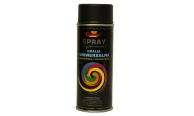 Farba lakier czarny mat RAL 9005 spray 400ml