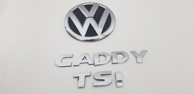 VW CADDY TSI 2010-2015 ЕМБЛЕМА НАДПИС КРИШКА ЗАД 2K5853630