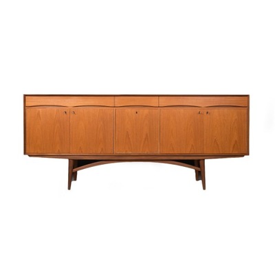 Teakowy Sideboard, Norwegia, lata 60-te XX wieku