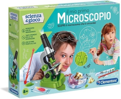Môj Prvý Vzdelávací Mikroskop Príslušenstvo Vedecká Zábava 8+ Clementoni