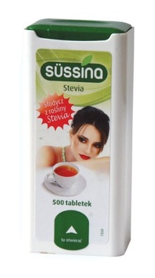 Stevia Sussina Słodzik 500 tabletek