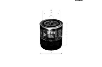 Фільтр оливи knecht 5025133 93156590 93156975 vof10 фото №1