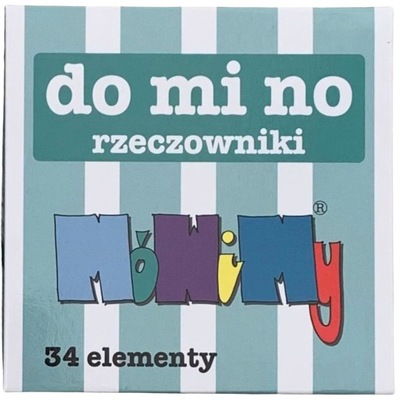 MóWiMy Karty Domino rzeczowniki – gra logopedyczna