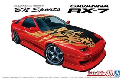 AOSHIMA MAZDA RX-7 SAVANNA BN FC3S RX-7 1989 1:24