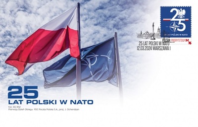 FDC 25 lat Polski w NATO 2024 r.