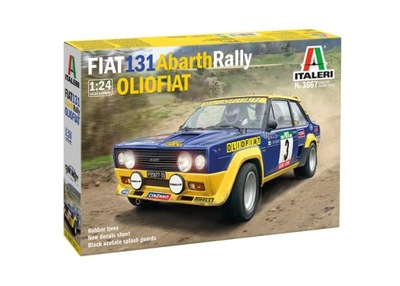 Italeri-3667 FIAT 131 Abarth Rally OLIO FIAT