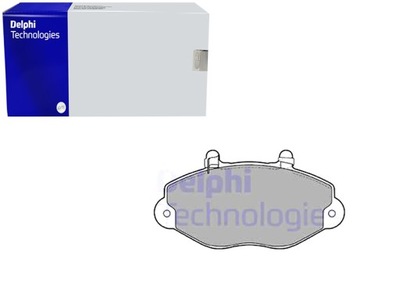 Delphi lp1418 набор тормозных колодок тормозных, тормоза дисковые фото №1