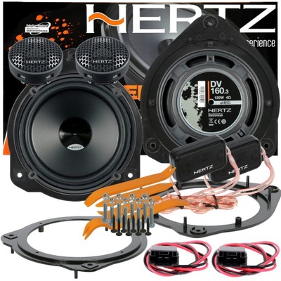 HERTZ DSK160 ALTAVOCES AUDI A1 PARTE TRASERA DISTANCIAS NUEVO  