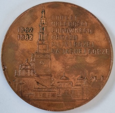 MEDAL 600 LAT OBECNOŚCI OBRAZU MATKI BOSKIEJ CZĘSTOCHOWSKIEJ JASNA GÓRA